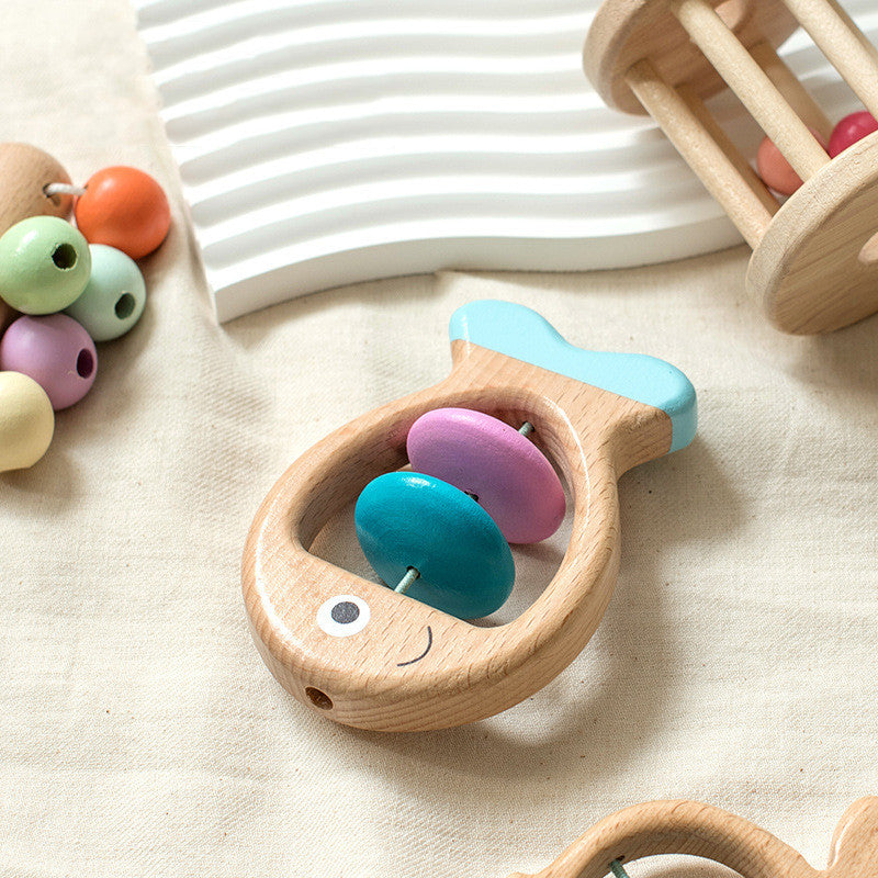 Wooden Baby Toy Set Encourage Learning Through Play