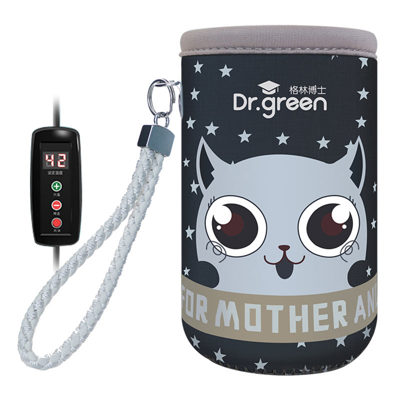 On-the-Go Baby Bottle Warmer USB Heating Sleeve
