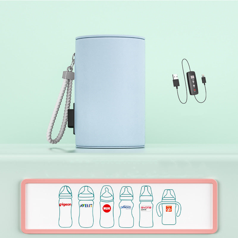 On-the-Go Baby Bottle Warmer USB Heating Sleeve