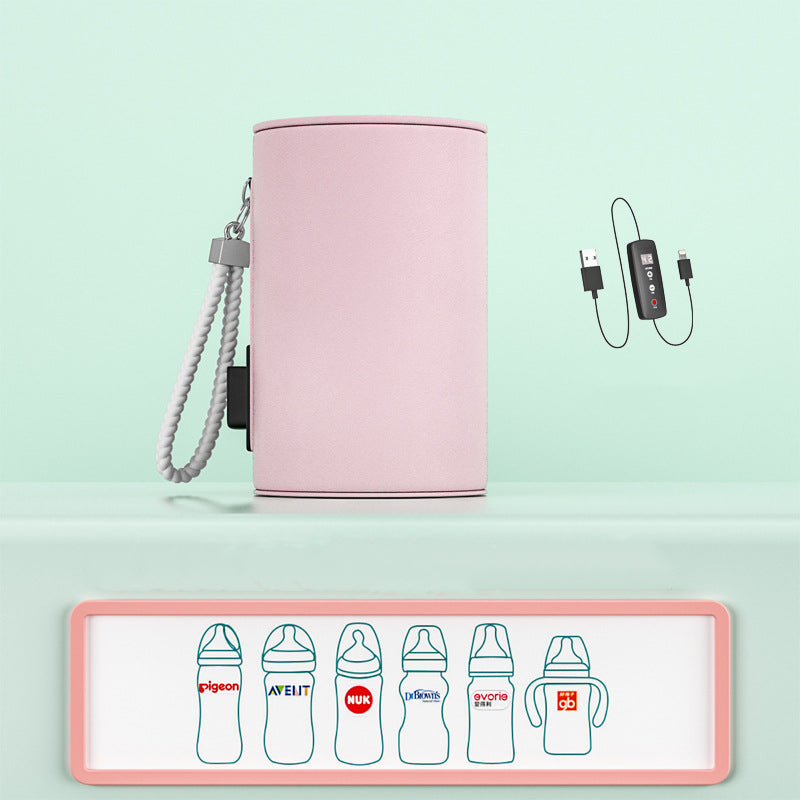 On-the-Go Baby Bottle Warmer USB Heating Sleeve