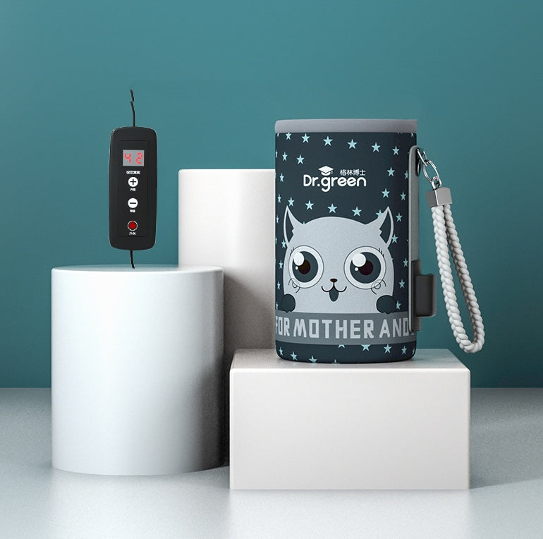 On-the-Go Baby Bottle Warmer USB Heating Sleeve