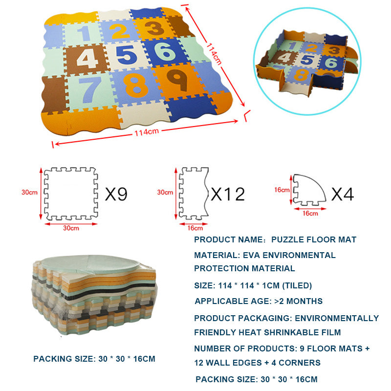 Soft Baby Floor Mat for Crawling and Play