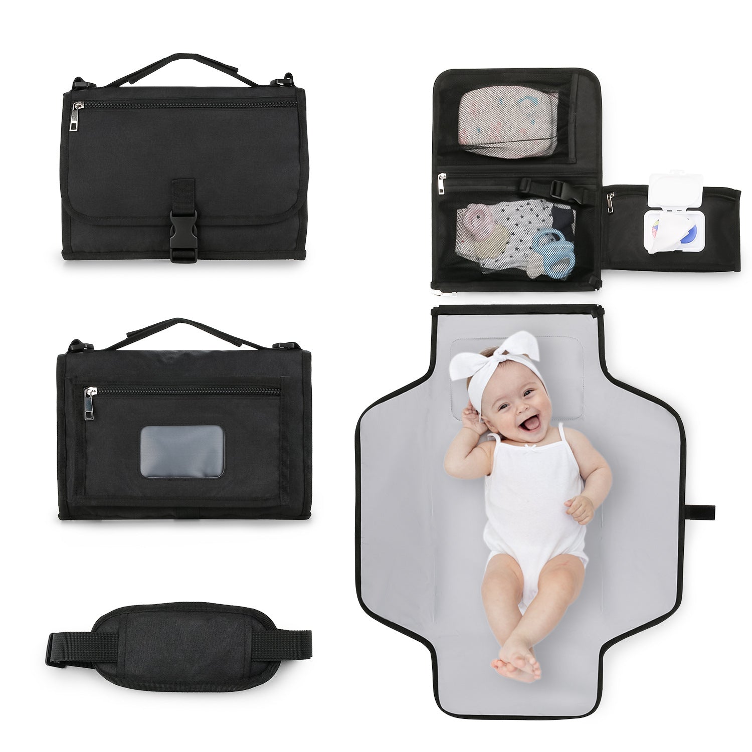 Travel-Friendly Baby Changing Pad Waterproof and Compact