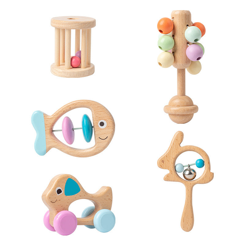 Wooden Baby Toy Set Encourage Learning Through Play