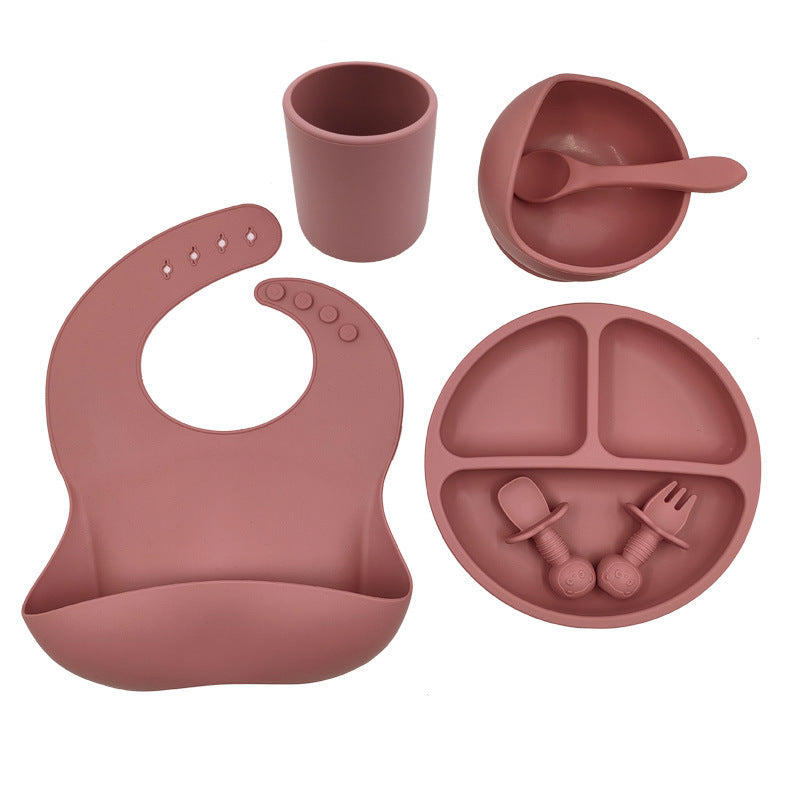 Baby Mealtime Made Easy Silicone Feeding Set Bundle
