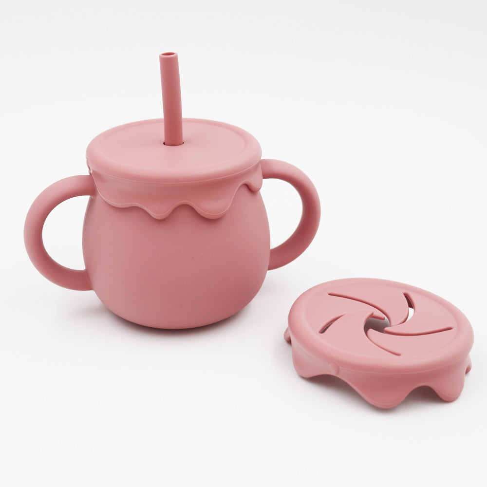 On-the-Go Cute Silicone Snack Cup for Toddlers