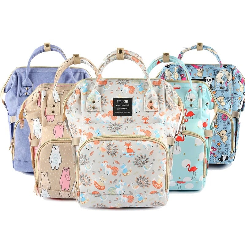 Spacious Waterproof Diaper Backpack for Everyday Parenting