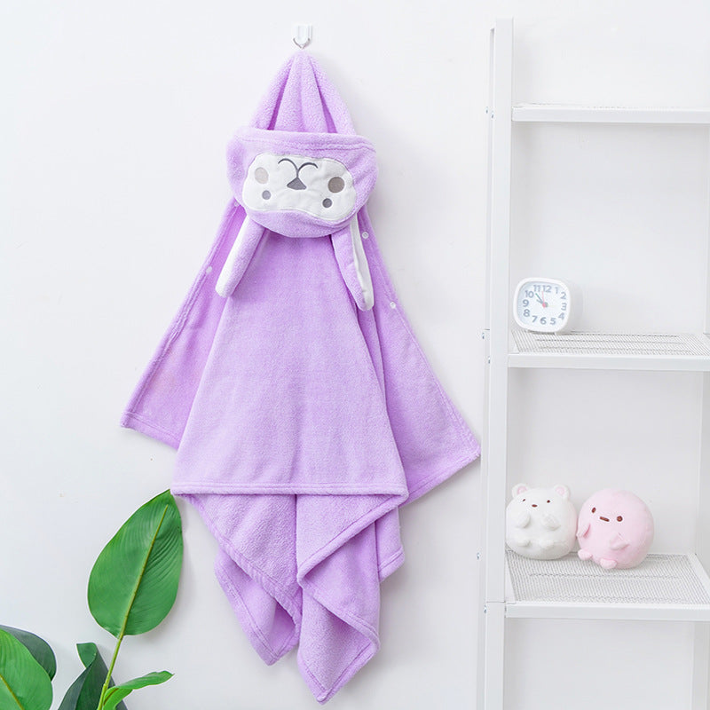 Cute Baby Bath Towel Gentle Cozy Everyday Comfort