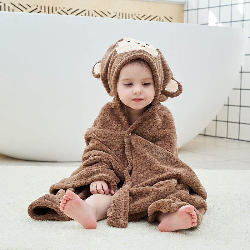 Cute Baby Bath Towel Gentle Cozy Everyday Comfort
