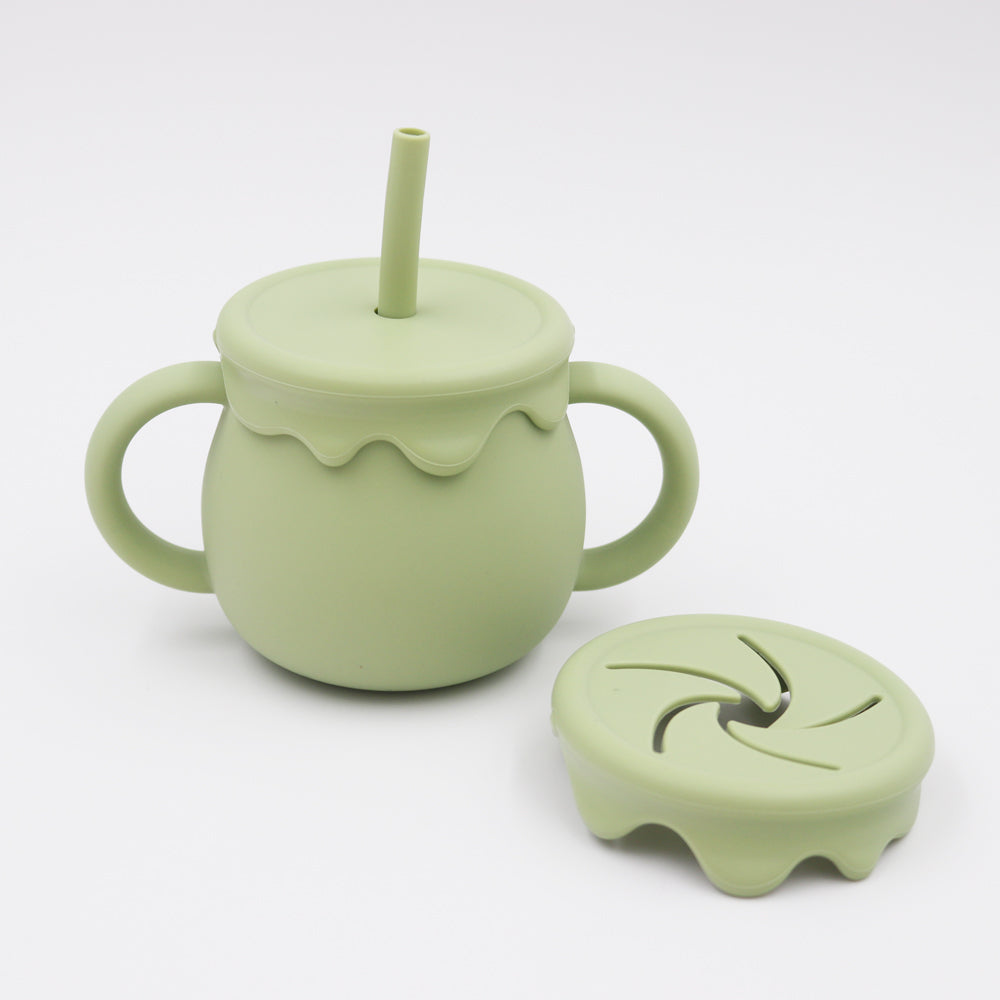 On-the-Go Cute Silicone Snack Cup for Toddlers