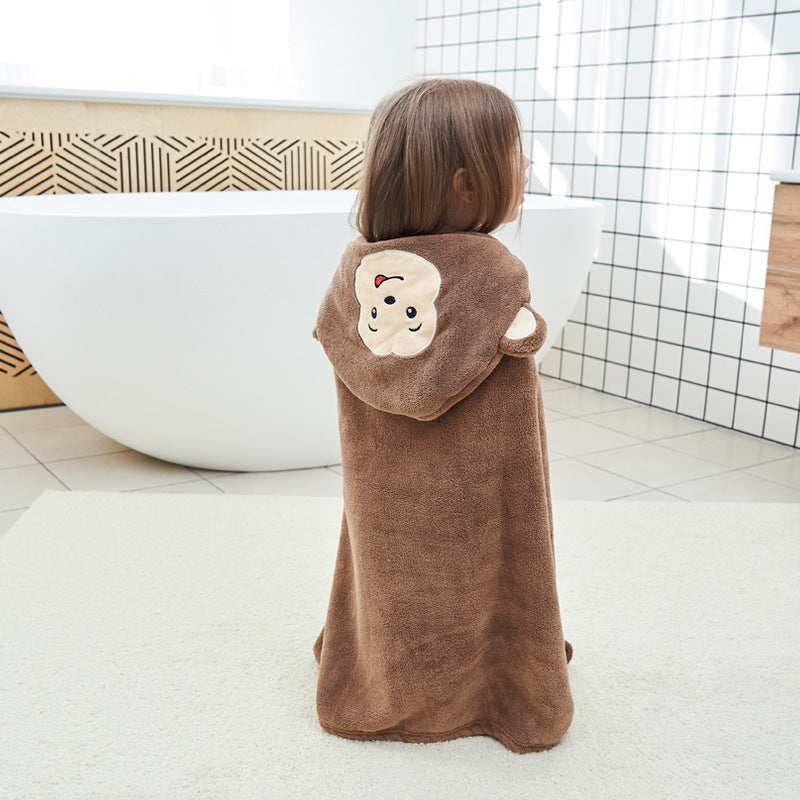 Cute Baby Bath Towel Gentle Cozy Everyday Comfort
