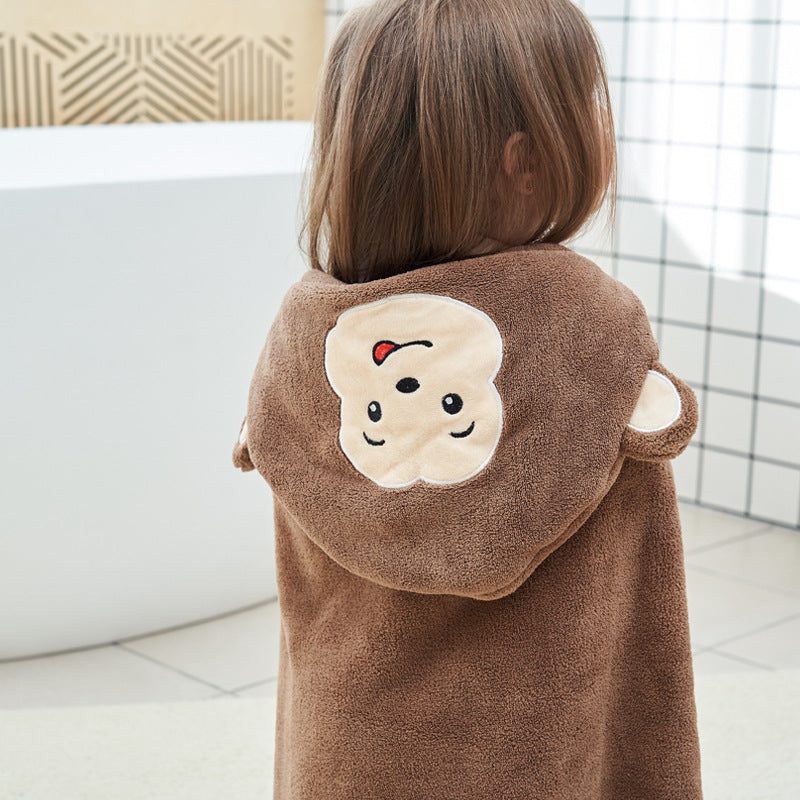 Cute Baby Bath Towel Gentle Cozy Everyday Comfort