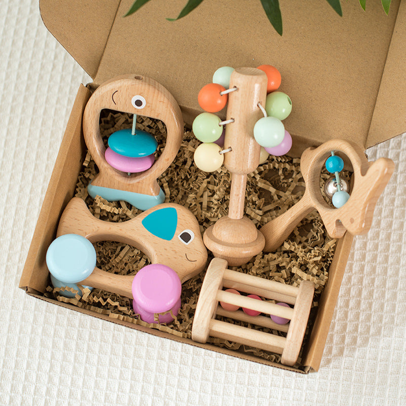 Wooden Baby Toy Set Encourage Learning Through Play